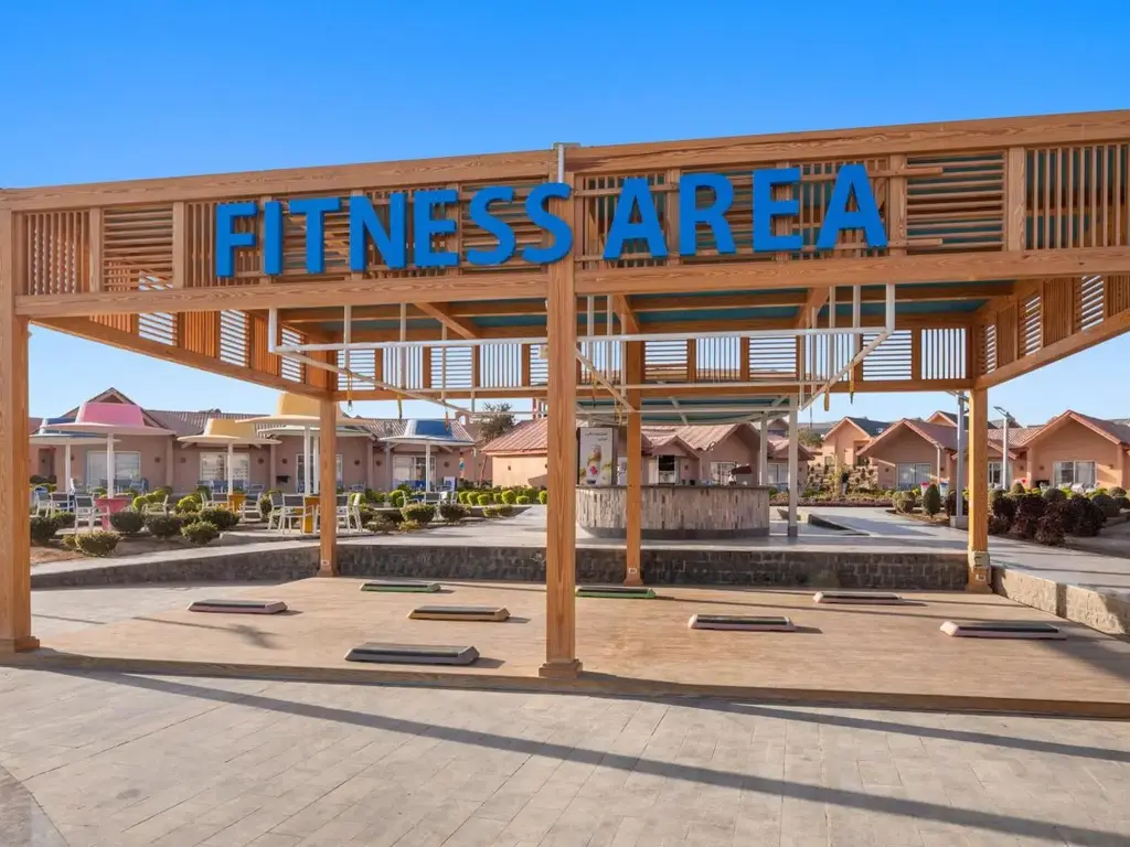 Фитнес зона на открито под навес – Pickalbatros Jungle Aqua Park Resort - Neverland Hurghada, Хургада
