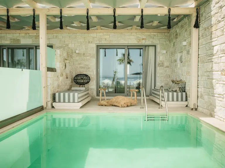 Снимка 15 - Blue Carpet Luxury Suites - Халкидики-Касандра, Гърция